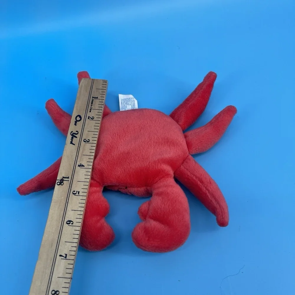 Vintage GAF Great American Fun Red Crab Plush Stuffed Animal 32544